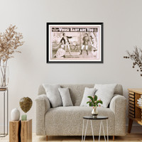 Historic Framed Print, The effervescent ecstasy Whose baby are you? by Mark E. Swan. - 7,  17-7/8" x 21-7/8"