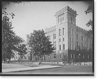 The Academic Bldg., cadets returning from mess, West Point, N.Y, Antique Poster