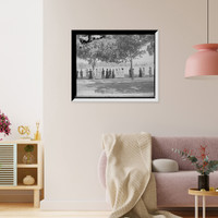 Historic Framed Print, [A Glimpse of the parade grounds, West Point, N.Y.],  17-7/8" x 21-7/8"
