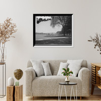 Historic Framed Print, [Cadets returning from dress parade, West Point, N.Y.],  17-7/8" x 21-7/8"