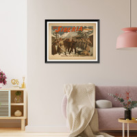 Historic Framed Print, The new Siberia by Bartley Campbell.,  17-7/8" x 21-7/8"