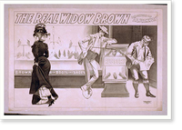 Historic Framed Print, The real Widow Brown - 2,  17-7/8" x 21-7/8"
