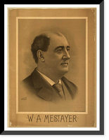 Historic Framed Print, W.A. Mestayer,  17-7/8" x 21-7/8"