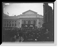 Historic Framed Print, [Reviewing Naval parade from New York Public Library, New York, N.Y.] - 3,  17-7/8" x 21-7/8"