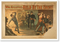 Historic Framed Print, Wm. Gillettes Held by the enemy - 8,  17-7/8" x 21-7/8"