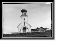 Saint George Russian Orthodox Church, St. George Island, Pribilof Islands, Saint George, Aleutians West Census Area, AK - 2 Classic, Historic Print