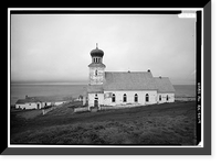 Saint George Russian Orthodox Church, St. George Island, Pribilof Islands, Saint George, Aleutians West Census Area, AK - 4, Vintage Print