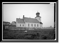 Saint George Russian Orthodox Church, St. George Island, Pribilof Islands, Saint George, Aleutians West Census Area, AK - 6, Antique Poster