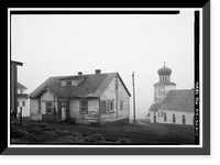 Saint George Russian Orthodox Church, Priest's House, St. George Island, Pribilof Islands, Saint George, Aleutians West Census Area, AK, Historic Print
