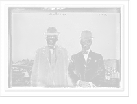 Jas. Butler with gentleman, Antique Print