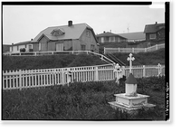 Saints Peter & Paul Russian Orthodox Church, Priest's House, St. Paul Island, Pribilof Islands, Saint Paul, Aleutian Islands, AK, Historic Print