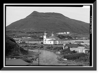 Historic Framed Print, Holy Ascension Russian Orthodox Church, Unalaska Island, Unalaska, Aleutian Islands, AK - 6,  17-7/8" x 21-7/8"