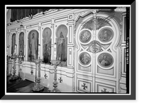 Historic Framed Print, Holy Ascension Russian Orthodox Church, Unalaska Island, Unalaska, Aleutian Islands, AK - 13,  17-7/8" x 21-7/8"