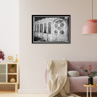 Historic Framed Print, Holy Ascension Russian Orthodox Church, Unalaska Island, Unalaska, Aleutian Islands, AK - 13,  17-7/8" x 21-7/8"