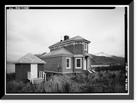 Holy Ascension Russian Orthodox Church, Bishop's House, Unalaska Island, Unalaska, Aleutian Islands, AK, Historic Print