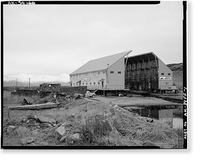 Vintage Building Photo - Railroads & Depots - Naval Operating Base
