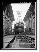 Naval Operating Base Dutch Harbor & Fort Mears, Iliuliuk Submarine Base Marine Railway Ship Repair Shed, Unalaska, Aleutian Islands, AK - 5, Vintage Print