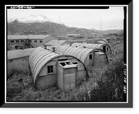 Naval Operating Base Dutch Harbor & Fort Mears, Pacific Hut, Unalaska, Aleutian Islands, AK - 3, Historic Print