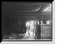 Historic Framed Print, [The Niagara, Perry flagship replica, lower deck],  17-7/8" x 21-7/8"