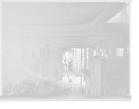 Historic Framed Print, [The Niagara, Perry flagship replica, lower deck],  17-7/8" x 21-7/8"