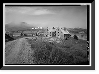 Naval Operating Base Dutch Harbor & Fort Mears, Naval Radio Station Apartment Building, Unalaska, Aleutian Islands, AK - 3 Classic, Historic Print