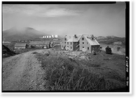 Naval Operating Base Dutch Harbor & Fort Mears, Naval Radio Station Apartment Building, Unalaska, Aleutian Islands, AK - 3 Classic, Historic Print