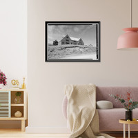 Naval Operating Base Dutch Harbor & Fort Mears, Naval Radio Station Apartment Building, Unalaska, Aleutian Islands, AK - 4, Historic Print