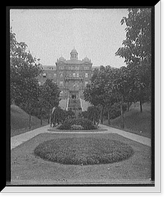 Approach to steps, McMicken Hall, McCormick, U. of C., Cincinnati, Ohio, Vintage Poster