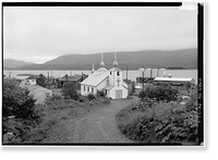 Three Saints Russian Orthodox Church, Kodiak Island, Old Harbor, Kodiak Island Borough, AK - 2, Vintage Wall Art