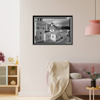 Historic Framed Print, Saint Michael's Cathedral, Lincoln Street, Sitka, Sitka Borough, AK - 5,  17-7/8" x 21-7/8"