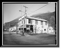 Historic Framed Print, City of Skagway, Skagway, Skagway-Hoonah-Angoon Census Area, AK - 17,  17-7/8" x 21-7/8"