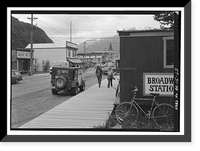City of Skagway, Skagway, Skagway-Hoonah-Angoon Census Area, AK - 63, Vintage Print