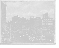 Historic Framed Print, [Detroit, Mich., looking up Woodward Ave.],  17-7/8" x 21-7/8"