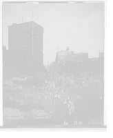 Historic Framed Print, [Looking up Woodward Avenue, Detroit, Mich.] - 3,  17-7/8" x 21-7/8"