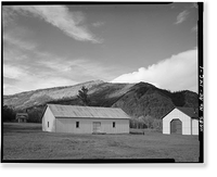 Fort Egbert, Granary, Yukon River at Mission Creek, Eagle vicinity, Southeast Fairbanks Census Area, AK Classic, Historic Print