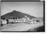 Naval Operating Base Dutch Harbor & Fort Mears, Air Operations Administration Building, Unalaska, Aleutian Islands, AK, Vintage Poster