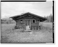 Town of Chisana, U.S. Commissioner's Residence, Chisana, Valdez-Cordova Census Area, AK, Antique Print