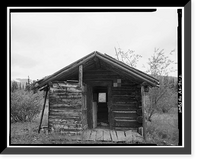 Historic Framed Print, Town of Chisana, Women's Jail, Chisana, Valdez-Cordova Census Area, AK - 2,  17-7/8" x 21-7/8" Historic Framed Print, Town of Chisana, Women's Jail, Chisana, Valdez-Cordova Census Area, AK - 2,  17-7/8" x 21-7/8"