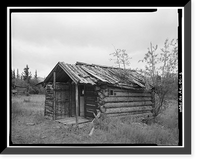 Historic Framed Print, Town of Chisana, Women's Jail, Chisana, Valdez-Cordova Census Area, AK - 3,  17-7/8" x 21-7/8" Historic Framed Print, Town of Chisana, Women's Jail, Chisana, Valdez-Cordova Census Area, AK - 3,  17-7/8" x 21-7/8"