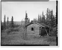 Historic Framed Print, Town of Chisana, Women's Jail, Chisana, Valdez-Cordova Census Area, AK - 5,  17-7/8" x 21-7/8" Historic Framed Print, Town of Chisana, Women's Jail, Chisana, Valdez-Cordova Census Area, AK - 5,  17-7/8" x 21-7/8"