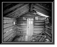 Historic Framed Print, Town of Chisana, Women's Jail, Chisana, Valdez-Cordova Census Area, AK - 7,  17-7/8" x 21-7/8" Historic Framed Print, Town of Chisana, Women's Jail, Chisana, Valdez-Cordova Census Area, AK - 7,  17-7/8" x 21-7/8"