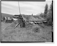 Historic Framed Print, Town of Chisana, Blacksmith's Shop, Chisana, Valdez-Cordova Census Area, AK,  17-7/8" x 21-7/8"