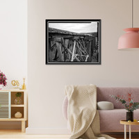 Kuskalana Bridge, Mile 146 of Copper River & Northwestern Road, Chitina vicinity, Valdez-Cordova Census Area, AK - 3, Vintage Wall Art