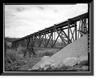 Kuskalana Bridge, Mile 146 of Copper River & Northwestern Road, Chitina vicinity, Valdez-Cordova Census Area, AK - 4 Classic, Historic Print
