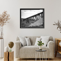 Kuskalana Bridge, Mile 146 of Copper River & Northwestern Road, Chitina vicinity, Valdez-Cordova Census Area, AK - 4 Classic, Historic Print