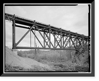 Kuskalana Bridge, Mile 146 of Copper River & Northwestern Road, Chitina vicinity, Valdez-Cordova Census Area, AK - 6, Historic Print