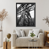Kuskalana Bridge, Mile 146 of Copper River & Northwestern Road, Chitina vicinity, Valdez-Cordova Census Area, AK - 8, Vintage Wall Art
