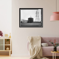 Boswell Bay White Alice Site, Fire Control Building, Chugach National Forest, Cordova vicinity, Valdez-Cordova Census Area, AK, Vintage Print
