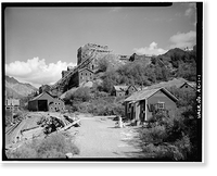Historic Framed Print, Kennecott Copper Corporation, On Copper River & Northwestern Railroad, Kennicott, Valdez-Cordova Census Area, AK,  17-7/8" x 21-7/8"