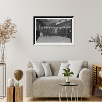 Historic Framed Print, Giants going South, 1917 - 2,  17-7/8" x 21-7/8"